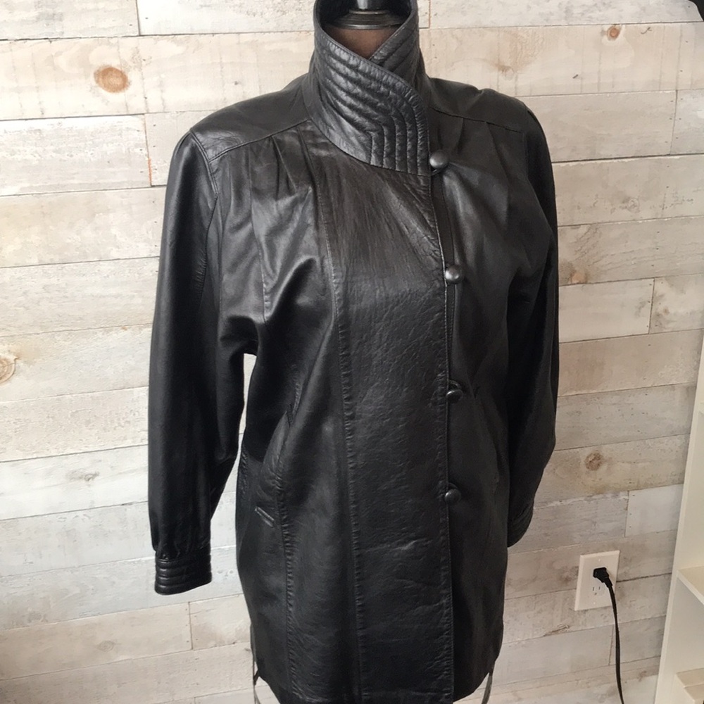 Italian leather jacket - Picture 3 of 14